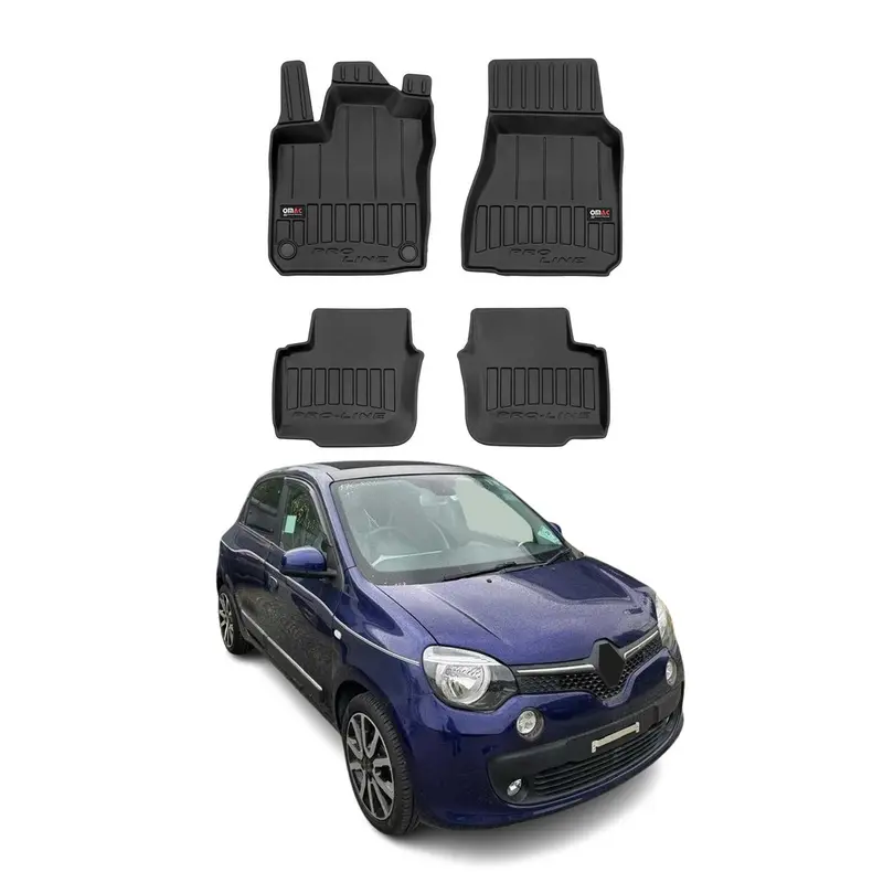 Tapis de Sol pour Smart Forfour 2014-2022 TPE Noir
