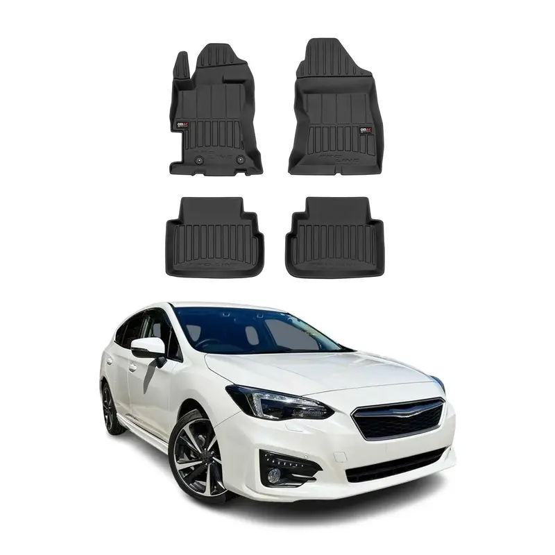 Tapis de Sol pour Subaru Impreza 2016-2022 TPE Noir