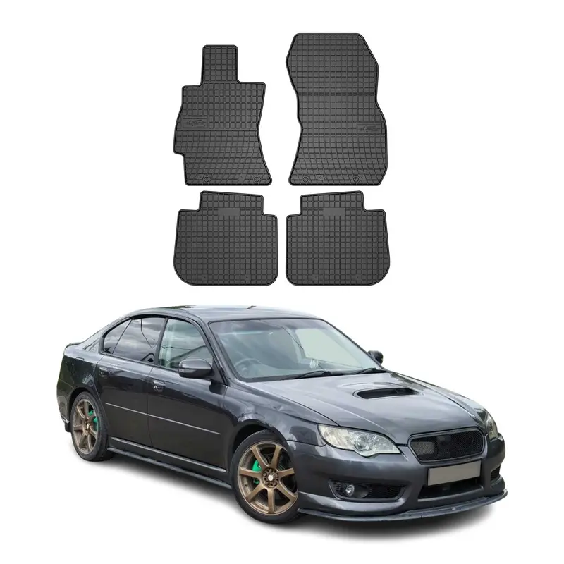 Tapis de Sol pour Subaru Legacy IV 2003-2009 OMAC Noir Caoutchouc