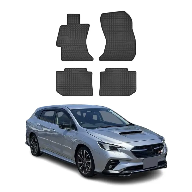 Tapis de Sol pour Subaru Levorg 2015-2020 Caoutchouc Noir