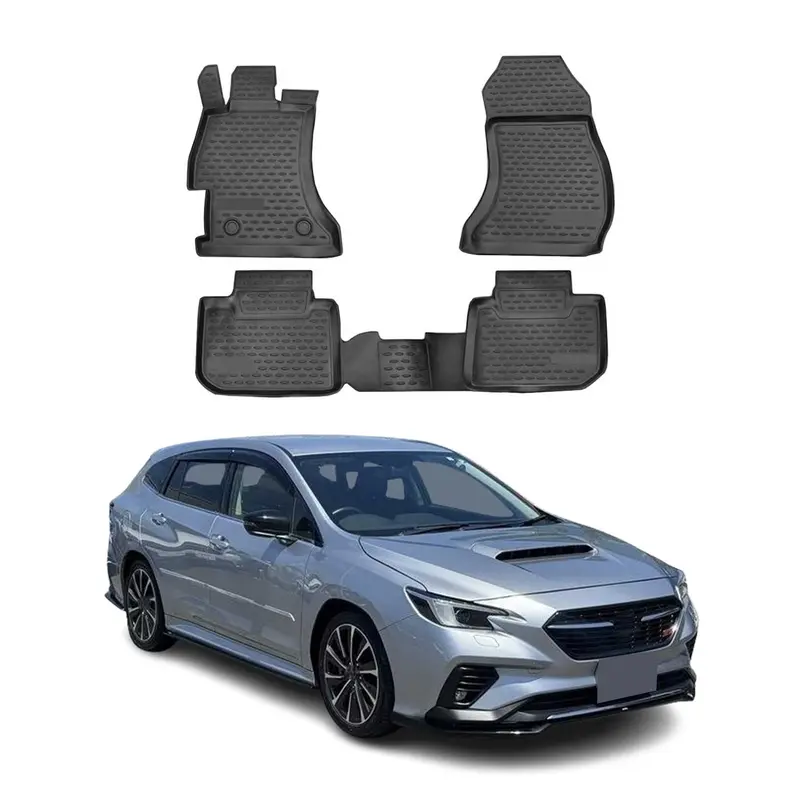 Tapis de Sol pour Subaru Levorg 2015-2020 Caoutchouc TPE Noir