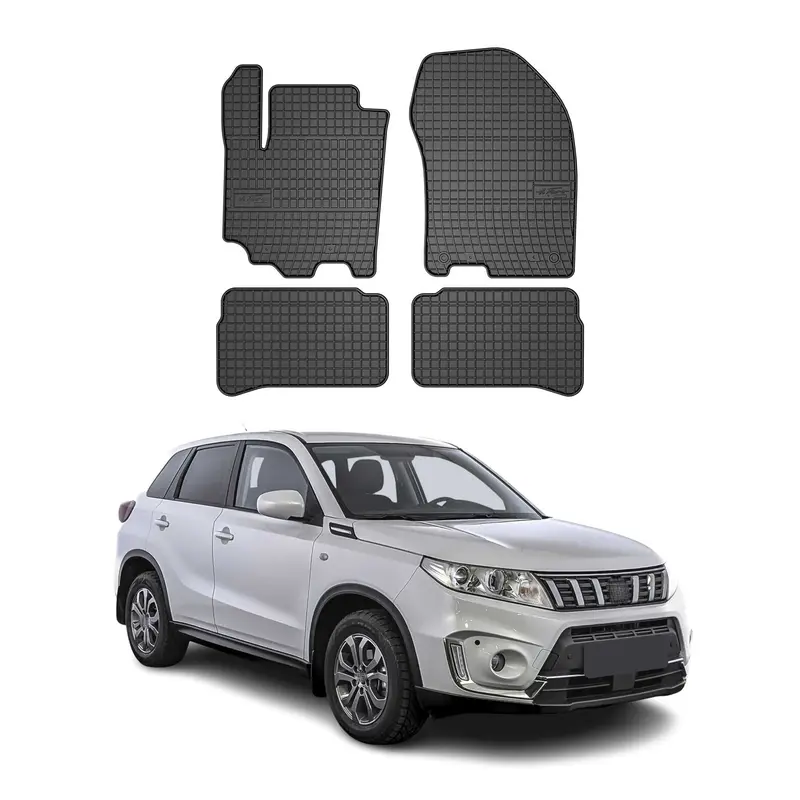 Tapis de Sol pour Suzuki Grand Vitara 2018-2026 Caoutchouc Noir