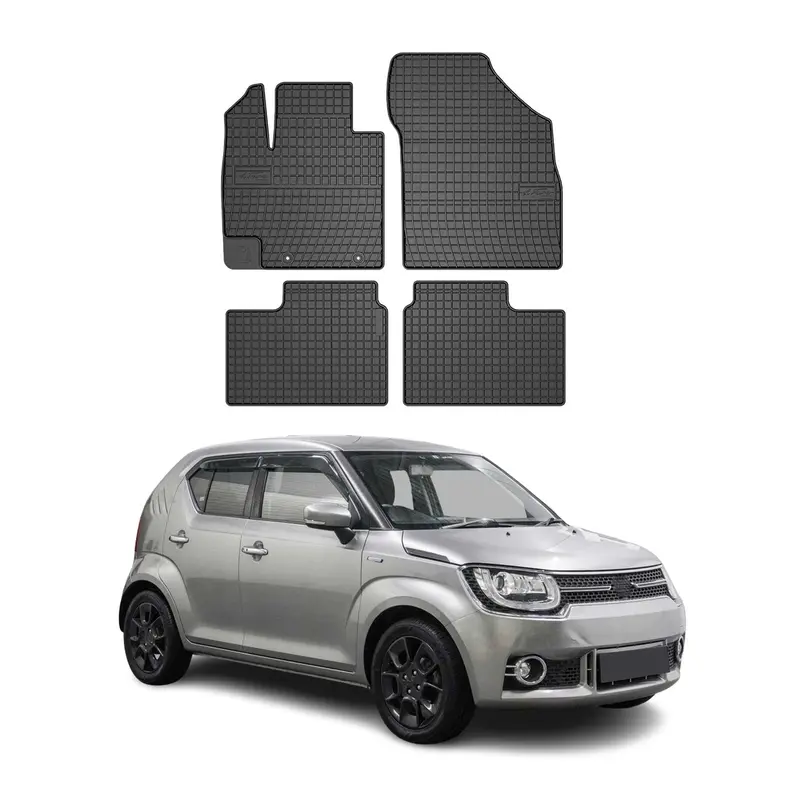 Tapis de Sol pour Suzuki Ignis 2016-2026 Caoutchouc Noir