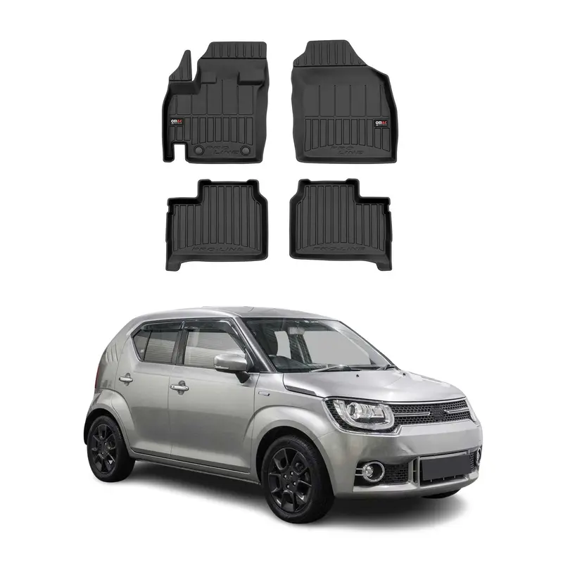 Tapis de Sol pour Suzuki Ignis 2016-2026 TPE Noir 4 Pcs