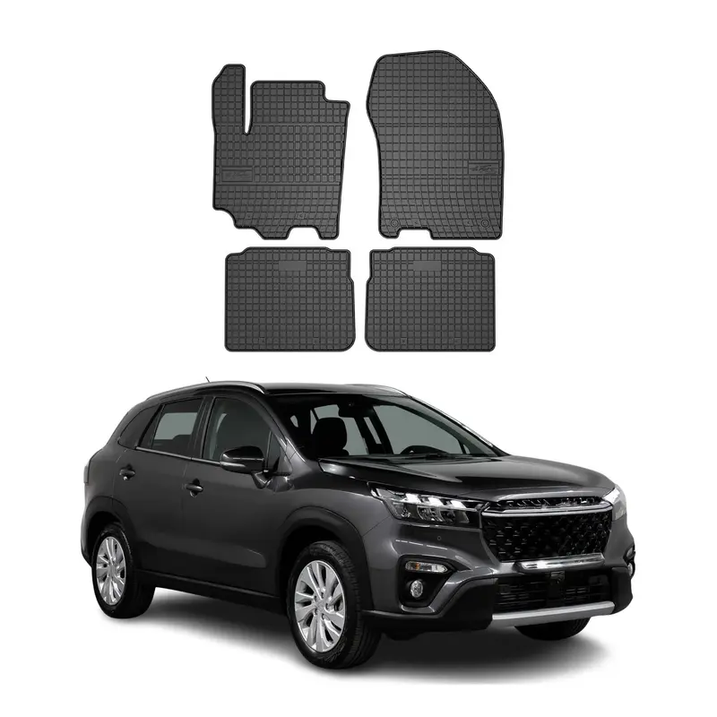 Tapis de Sol pour Suzuki SX-4 S-Cross 2018-2021 Caoutchouc Noir