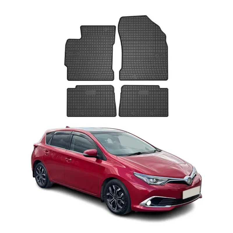 Tapis de Sol pour Toyota Auris 2013-2018 Caoutchouc Noir