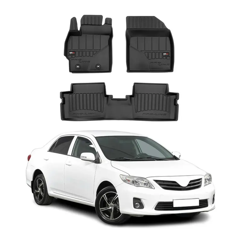 Tapis de Sol pour Toyota Corolla 2006-2013 TPE Noir