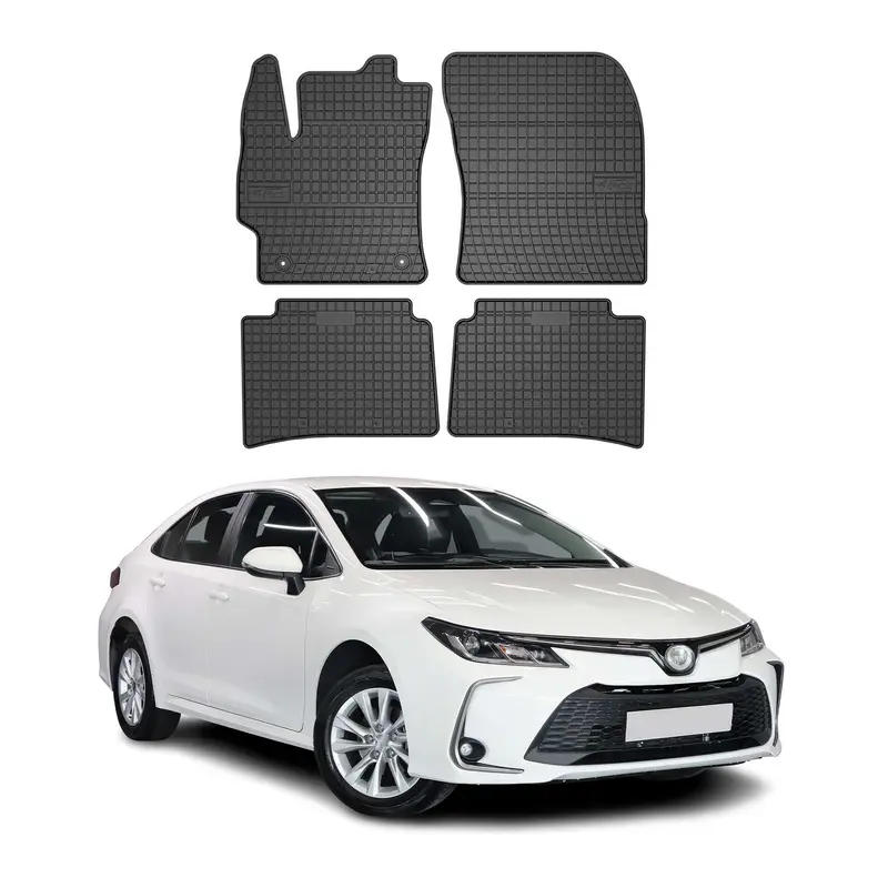 Tapis de Sol pour Toyota Corolla 2019-2026 Caoutchouc Noir