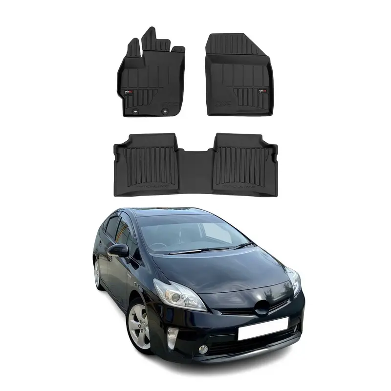 Tapis de Sol pour Toyota Prius 2010-2015 TPE Noir