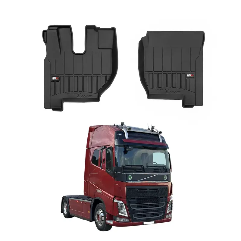 Tapis de Sol pour Volvo FH 2012-2026 Caoutchouc TPE Noir