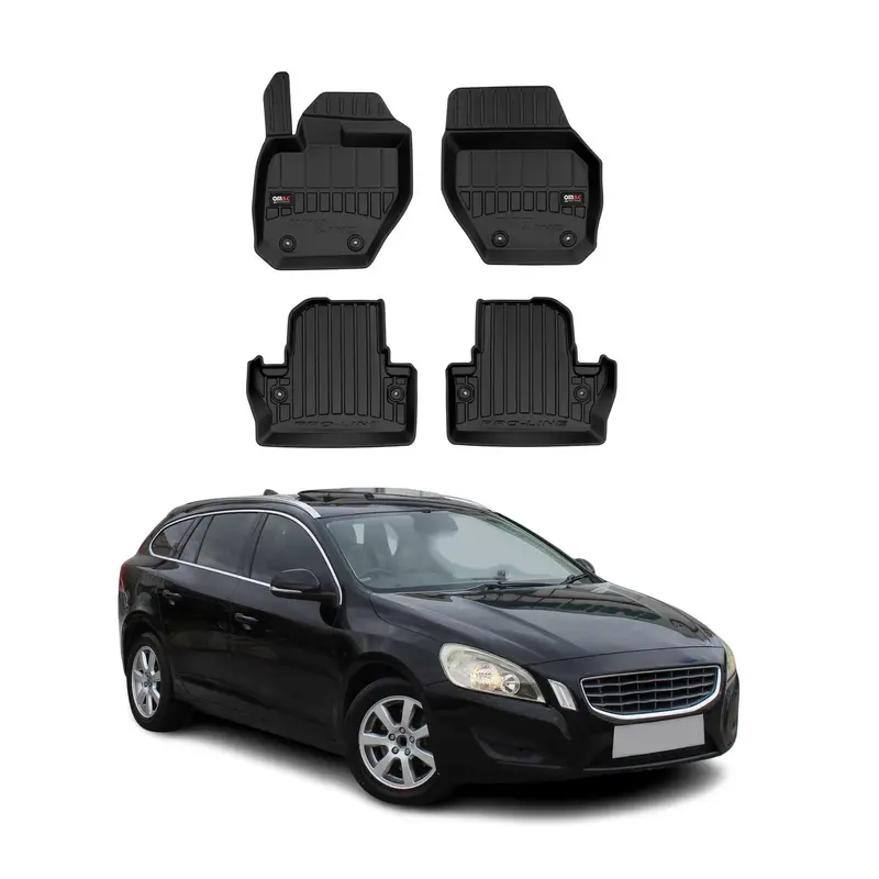 Tapis de Sol pour Volvo V60 2014-2018 TPE Noir