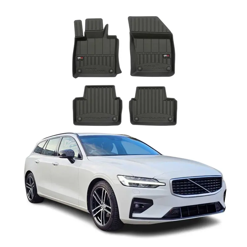 Tapis de Sol pour Volvo V60 2018-2022 TPE Noir