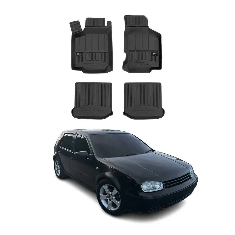 Tapis de Sol pour VW Golf 1997-2006 TPE Noir