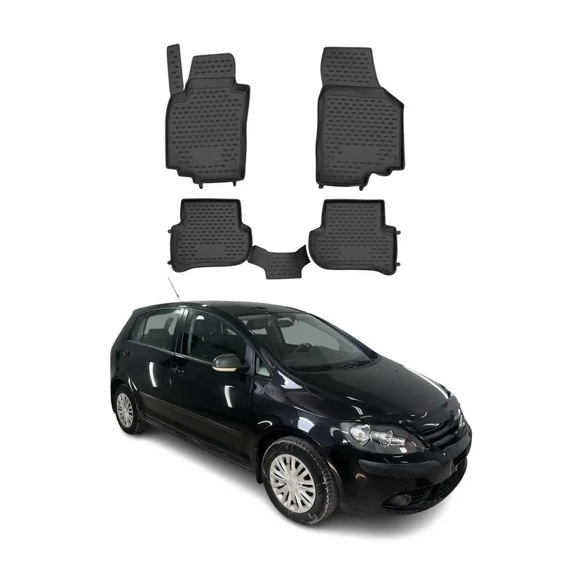 Tapis de Sol pour VW Golf Plus 2005-2014 Caoutchouc TPE Noir