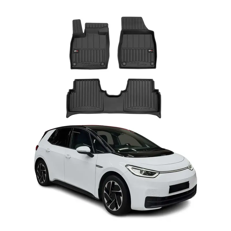 Tapis de Sol pour VW ID.3 2020-2026 TPE Noir