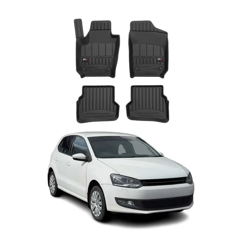Tapis de Sol pour VW Polo 2009-2017 TPE Noir