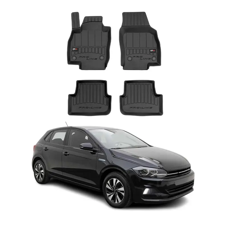 Tapis de Sol pour VW Polo 2017-2022 TPE Noir