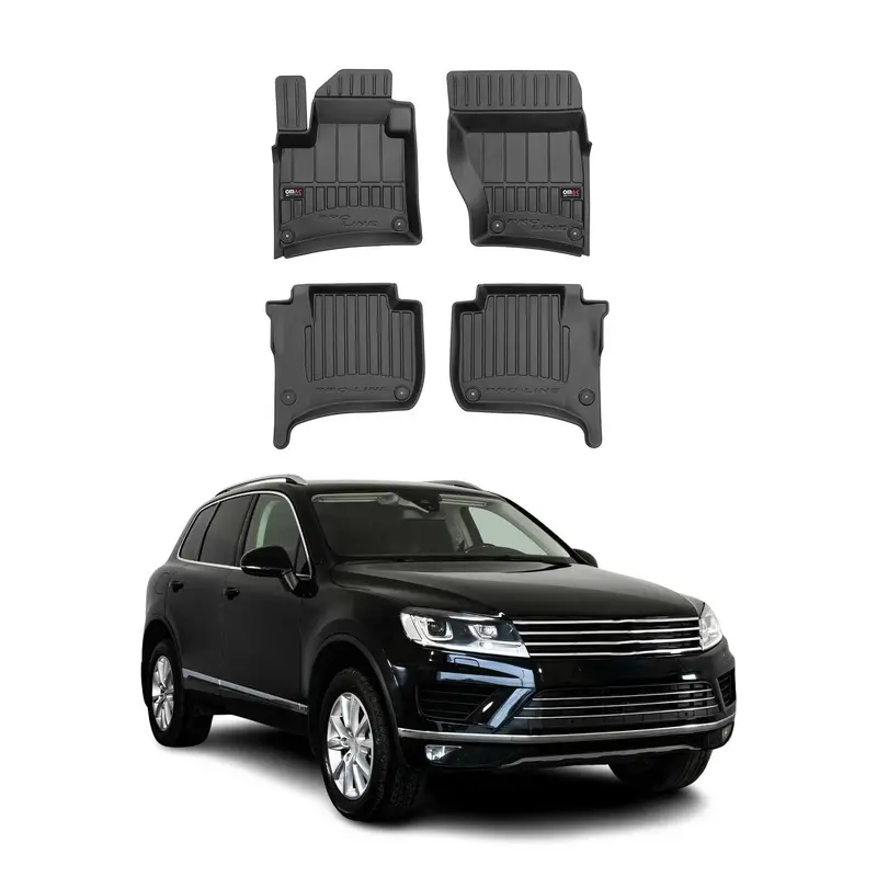 Tapis de Sol pour VW Touareg 2010-2018 TPE Noir