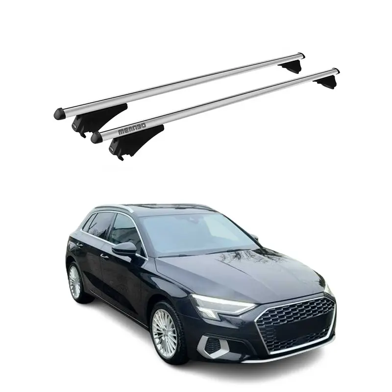 Tiger Barres de toit transversales pour Audi A3 Sportback 2020-2026 Gris