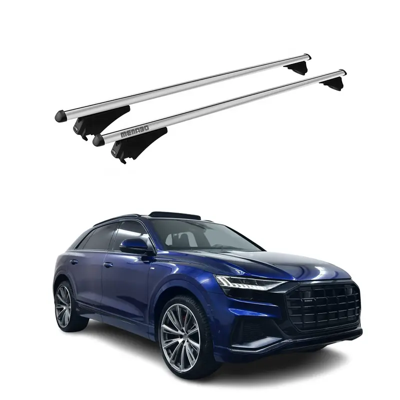 Tiger Barres de toit transversales pour Audi Q8 4M 2018-2026 Gris