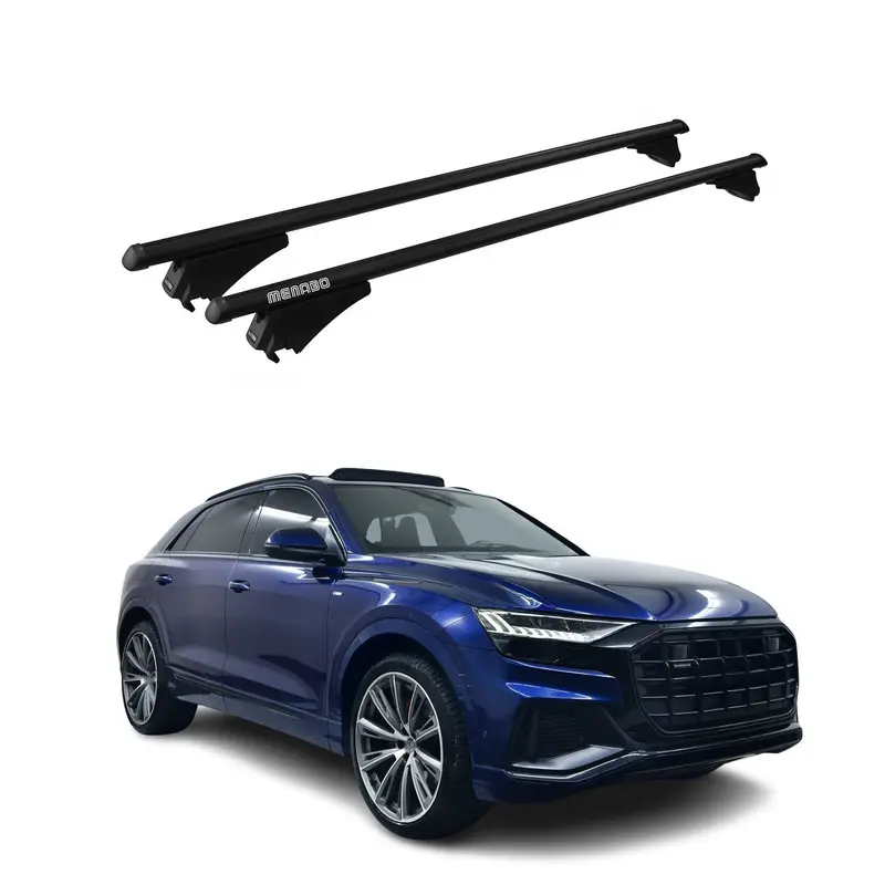 Tiger Barres de toit transversales pour Audi Q8 4M 2018-2026 Noir