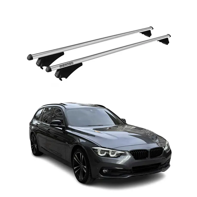 Tiger Barres de toit transversales pour BMW Serie 3 F31 Touring 2015-2018 Gris