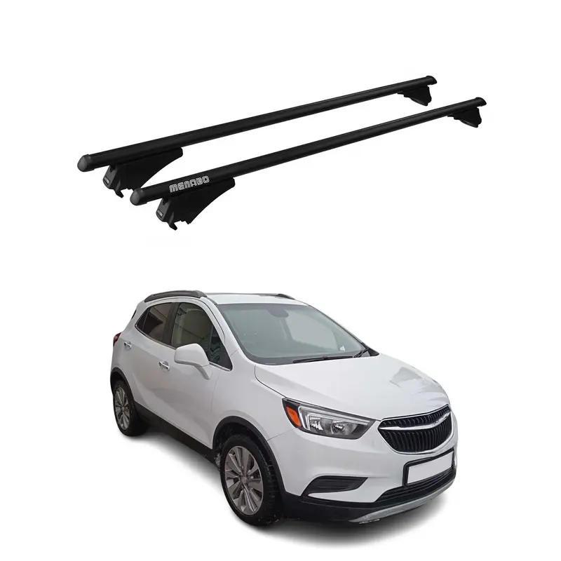 Tiger Barres de toit transversales pour Buick Encore 2012-2016 Noir