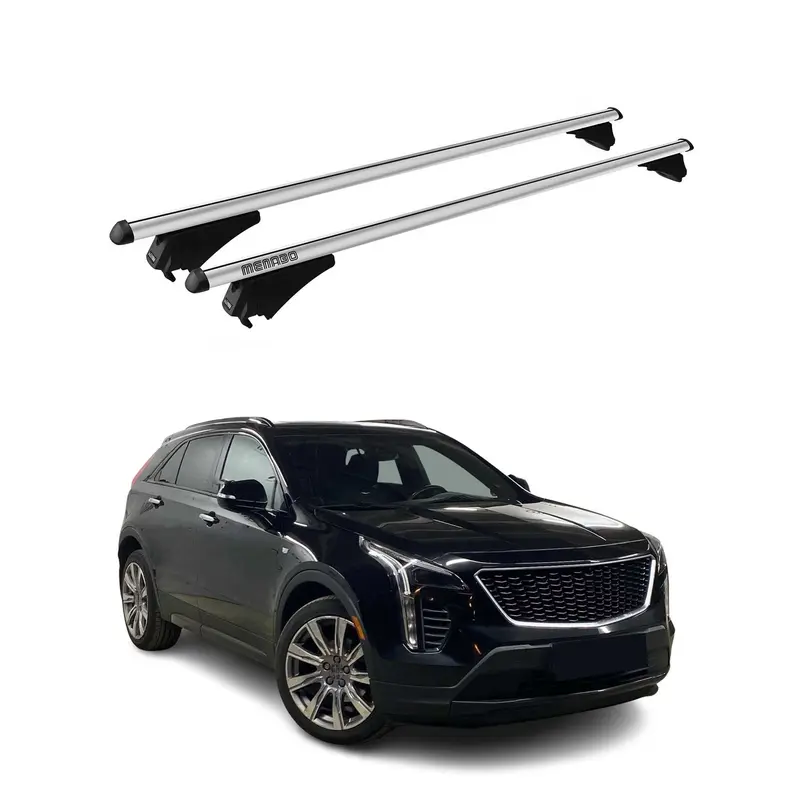 Tiger Barres de toit transversales pour Cadillac XT4 2018-2026 Gris