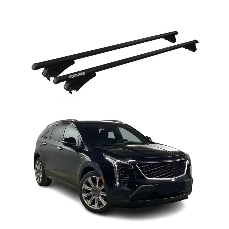 Tiger Barres de toit transversales pour Cadillac XT4 2018-2026 Noir