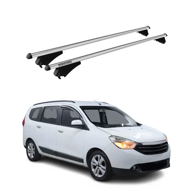Tiger Barres de toit transversales pour Dacia Lodgy II 2012-2022 Gris