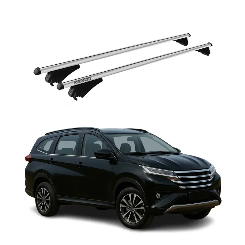 Tiger Barres de toit transversales pour Daihatsu Terios 2017-2026 Gris