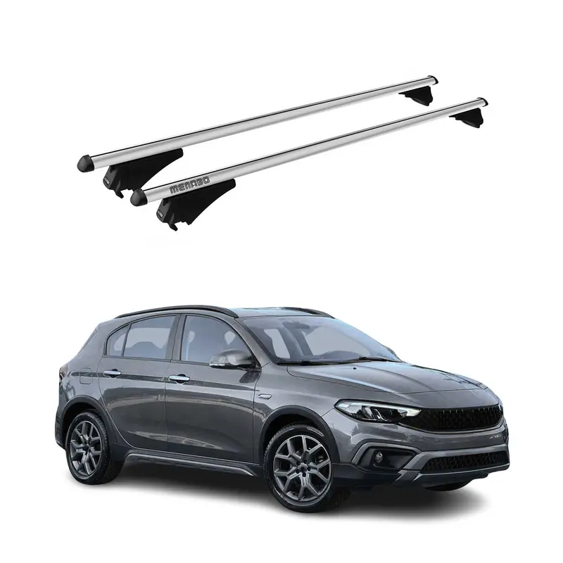 Tiger Barres de toit transversales pour Fiat Tipo Cross 2020-2026 Gris