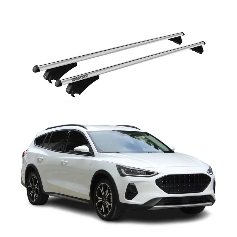 Tiger Barres de toit transversales pour Ford Focus IV Active 2018-2025 Gris