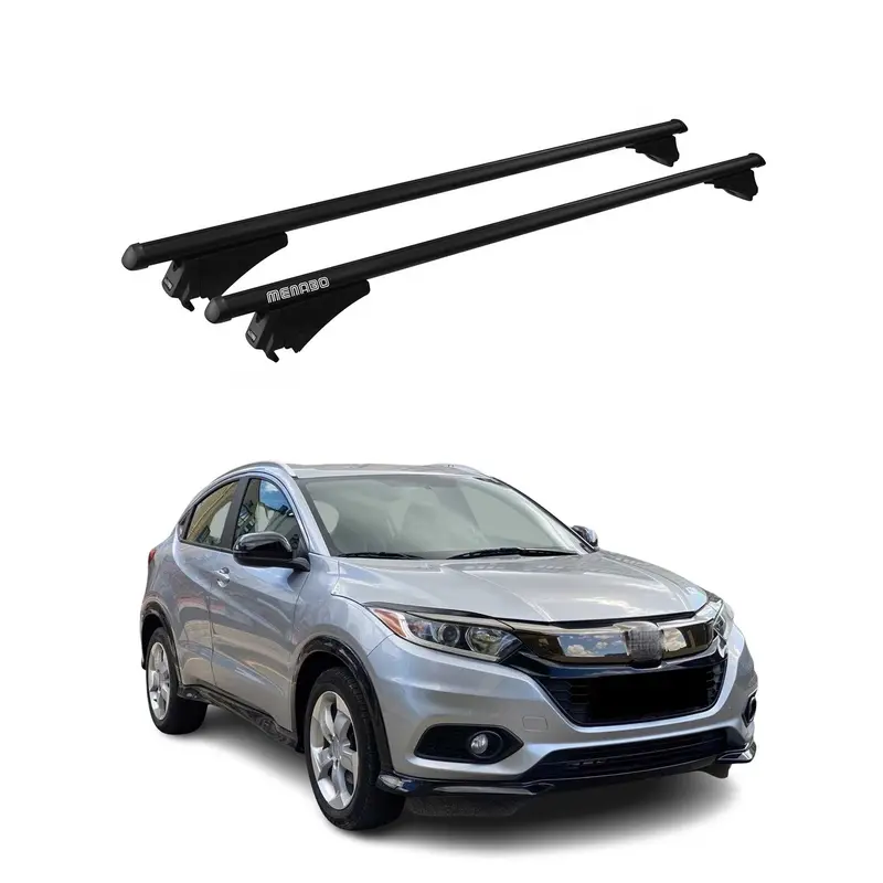 Tiger Barres de toit transversales pour Honda HR-V 2015-2021 Noir