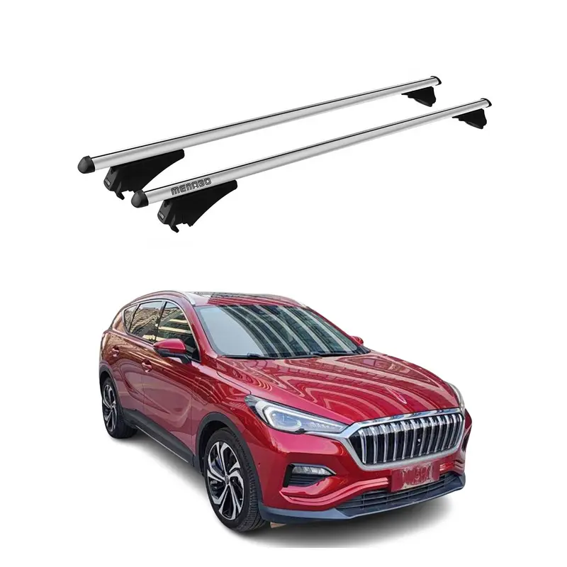 Tiger Barres de toit transversales pour Hongqi E-HS3 2020-2026 Gris
