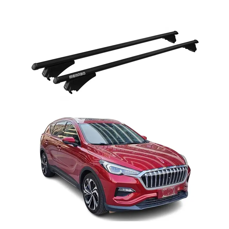 Tiger Barres de toit transversales pour Hongqi E-HS3 2020-2026 Noir