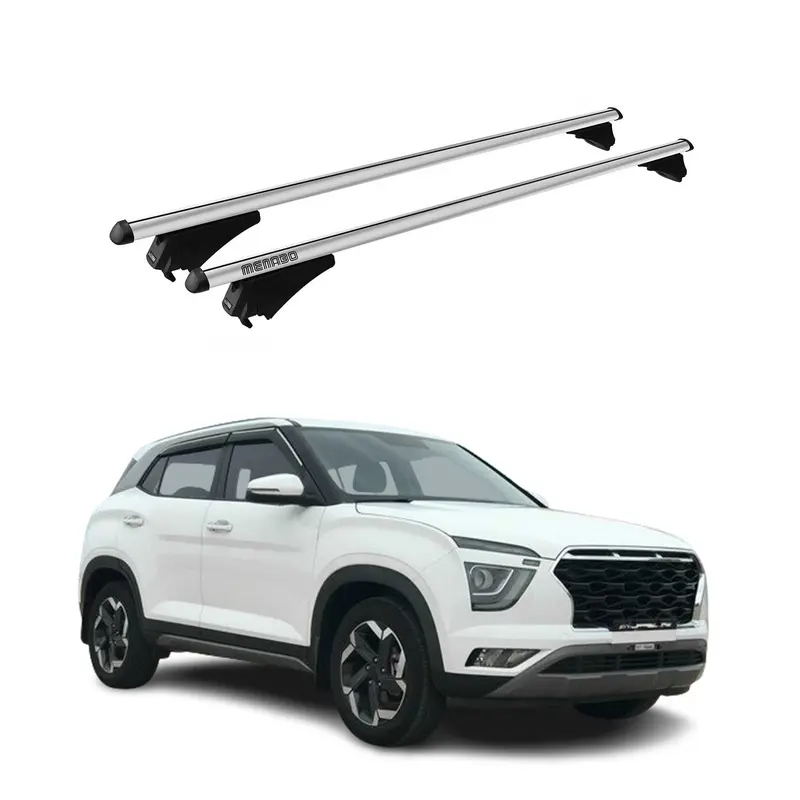 Tiger Barres de toit transversales pour Hyundai ix25 Creta 2020-2026 Gris