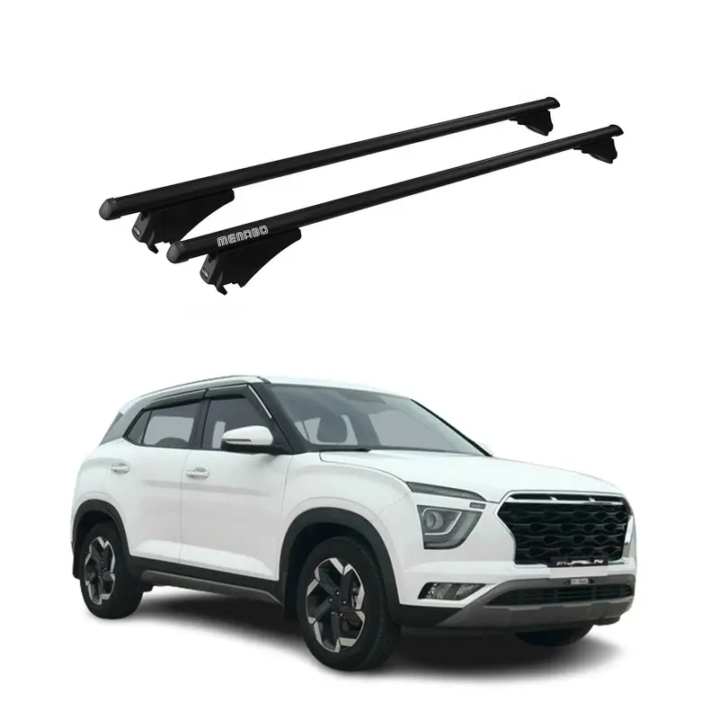 Tiger Barres de toit transversales pour Hyundai ix25 Creta 2020-2026 Noir