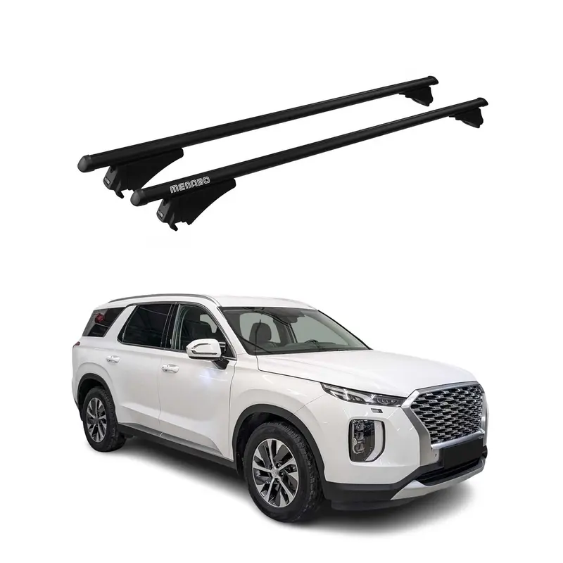 Tiger Barres de toit transversales pour Hyundai Palisade 2019-2024 Noir