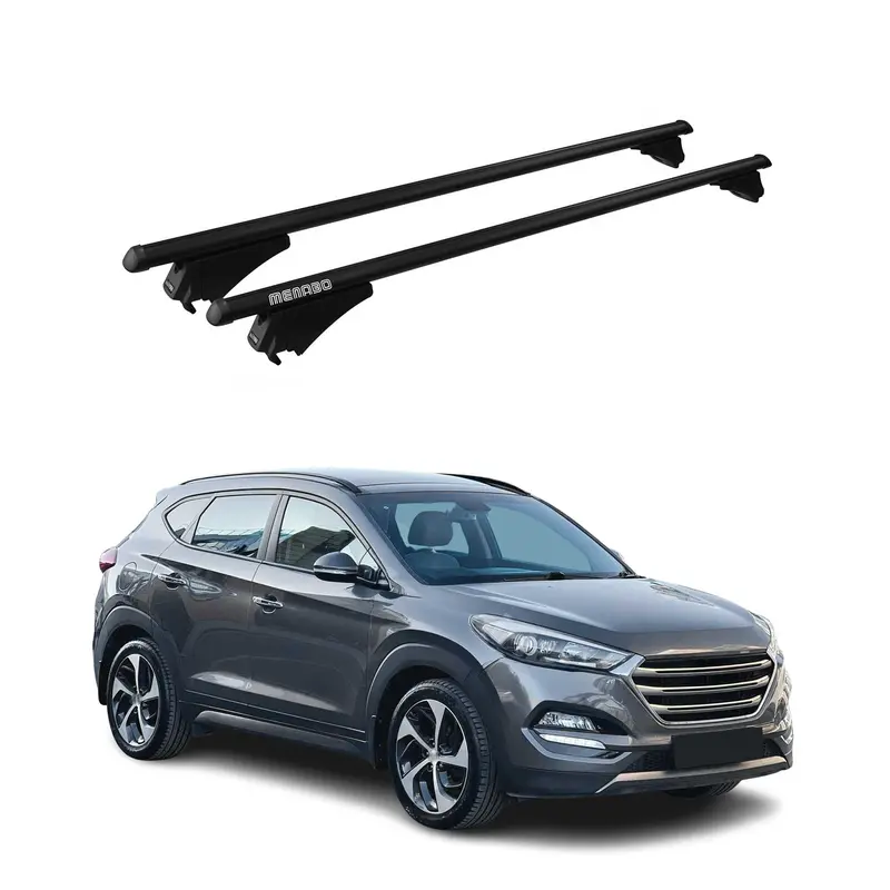 Tiger Barres de toit transversales pour Hyundai Tucson 2015-2020 Noir