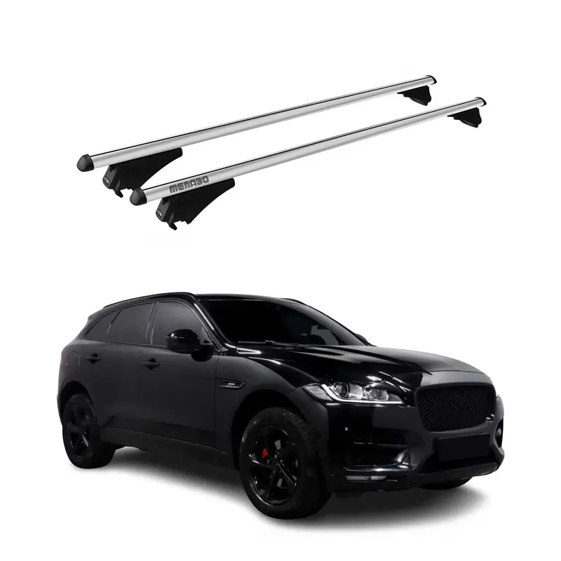Tiger Barres de toit transversales pour Jaguar F-Pace X761 2016-2020 Gris