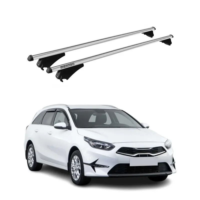 Tiger Barres de toit transversales pour Kia Ceed III Sportswagon 2019-2026 Gris