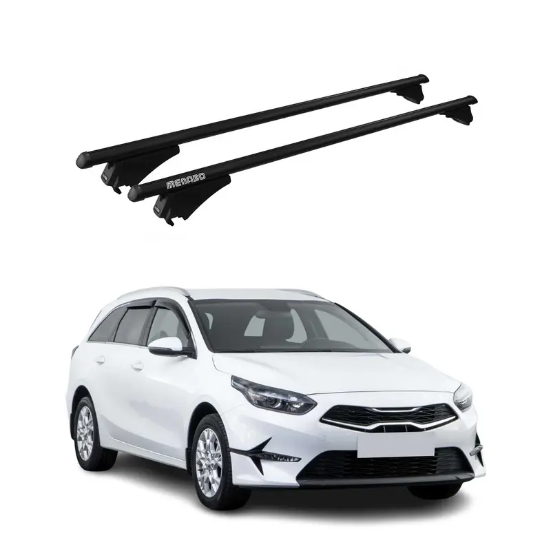 Tiger Barres de toit transversales pour Kia Ceed III SportsWagon 2019-2026 Noir