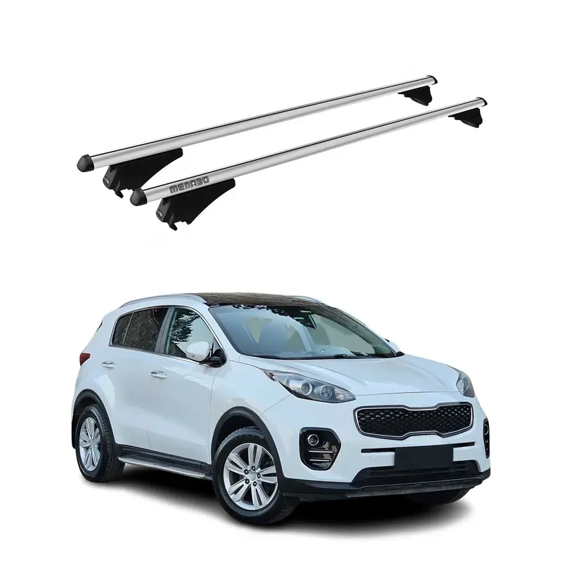 Tiger Barres de toit transversales pour Kia Sportage QL 2015-2020 Gris
