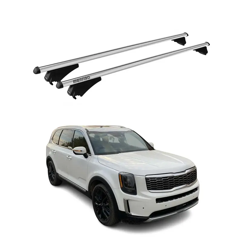 Tiger Barres de toit transversales pour Kia Telluride 2020-2026 Gris