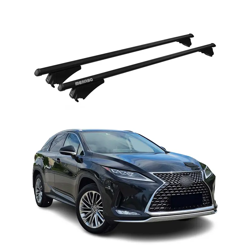 Tiger Barres de toit transversales pour Lexus RX 2015-2019 Noir