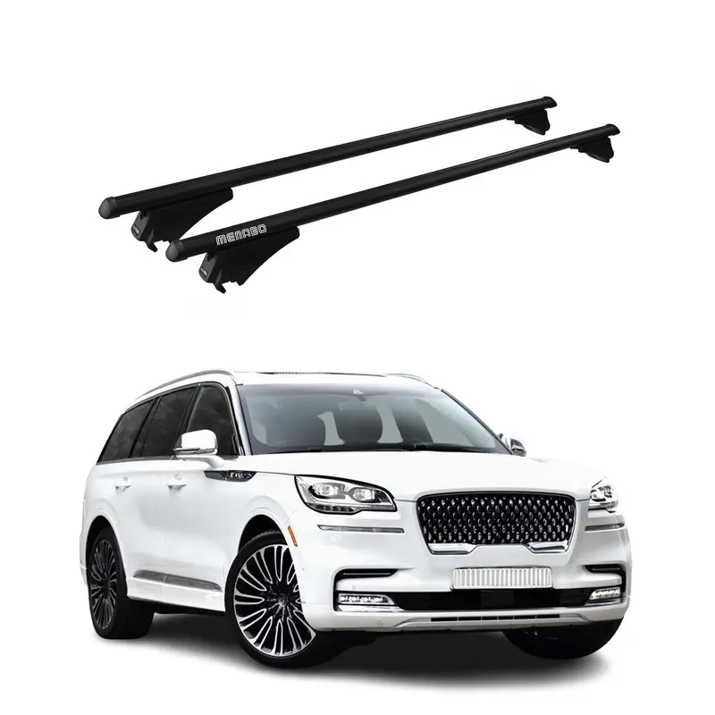 Tiger Barres de toit transversales pour Lincoln Aviator U611 2020-2026 Noir