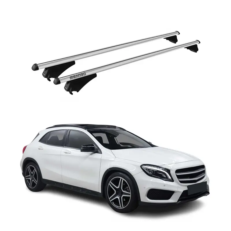 Tiger Barres de toit transversales pour Mercedes GLA X156 2014-2020 Gris
