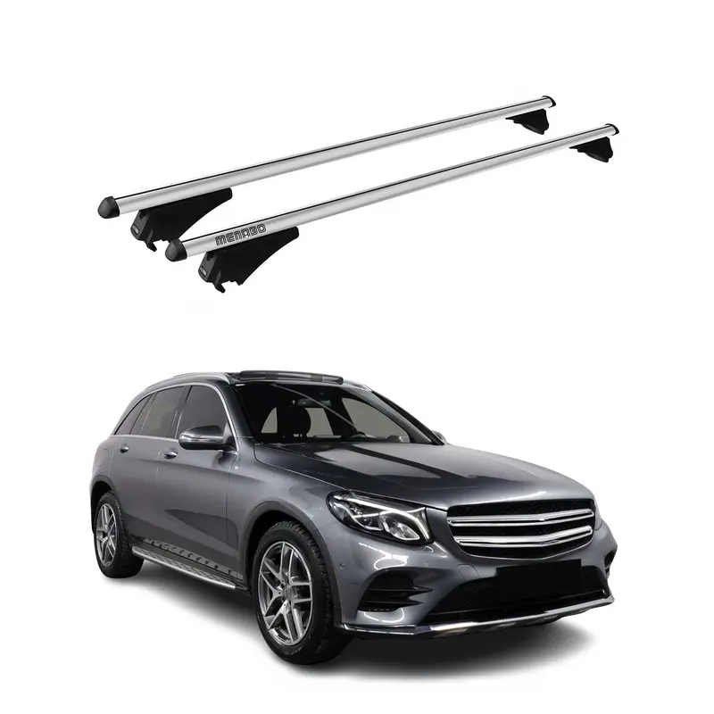 Tiger Barres de toit transversales pour Mercedes GLC X253 2019-2022 Gris