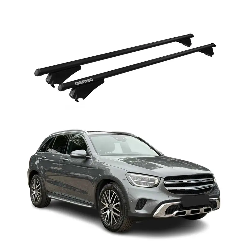 Tiger Barres de toit transversales pour Mercedes GLC X253 2020-2022 Noir